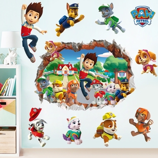 Sticker Dán Tường Trang Trí Hình Chú Chó Cứu Hộ