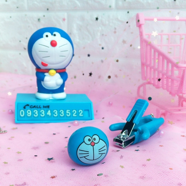 BẤM MÓNG TAY DORAEMON &amp; HELLO KITTY