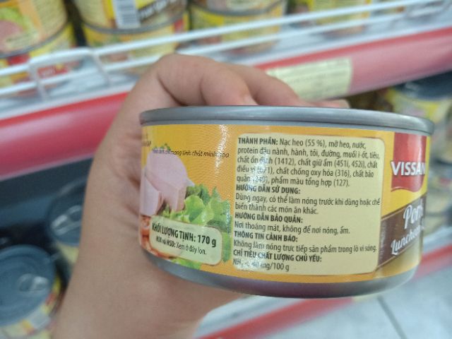 PATE GAN/THỊT HEO VISSAN 150G/170G / 397G
