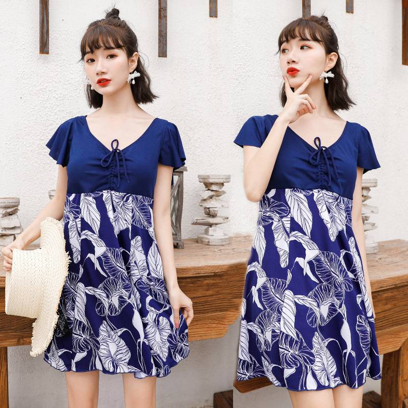 XL, Bãi biển mùa xuân nóng bỏng, trang phục, bảo thủ, đồ bơi in ngực lớn mỏng | BigBuy360 - bigbuy360.vn