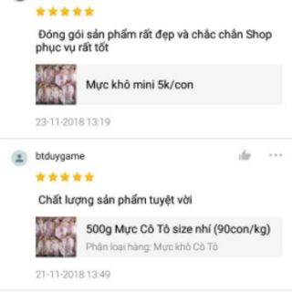 Siêu sale mực khô siêu mini 2k/con