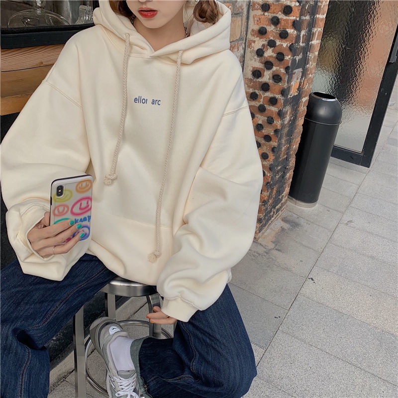 Áo Hoodie Nỉ Ngoại Allon Arc PEONYB Unisex [FREESHIP] Hoodies form rộng tay bồng kiểu dáng đơn giản đường phố hàn quốc