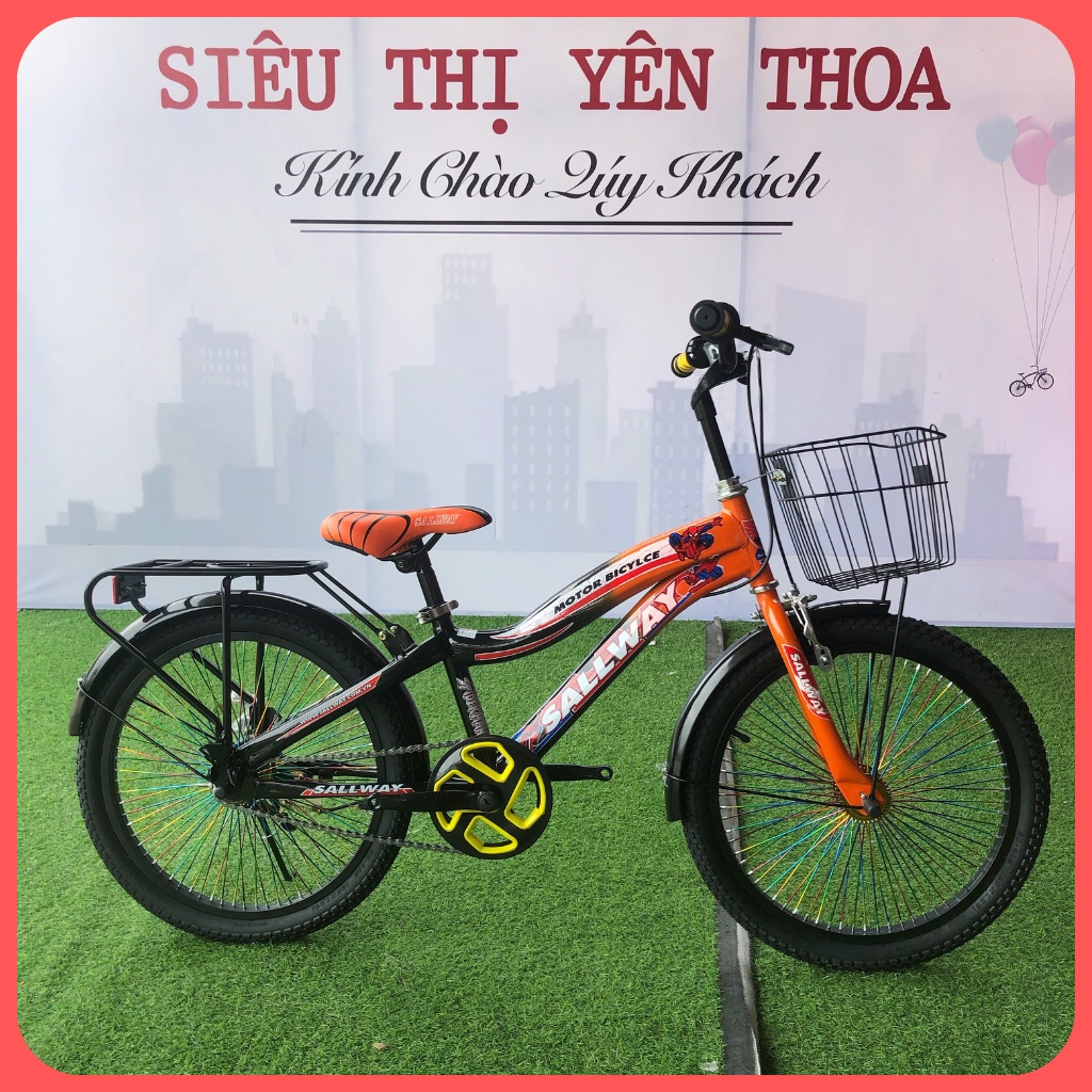 Xe đạp trẻ em Spiderman SALLWAY size 20 inch chất lượng cao
