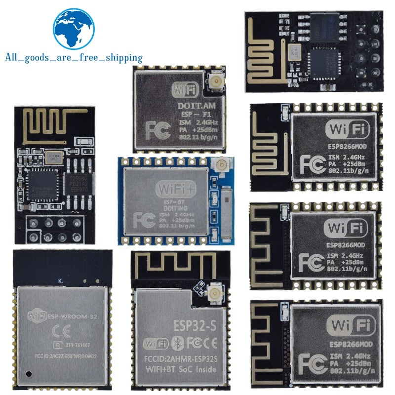 Mô Đun Thu Phát Wifi Không Dây Esp8266 Esp-01S Esp-07 Esp-12E Esp-12F Esp-32 Esp-32S 2.4g Cho Arduino