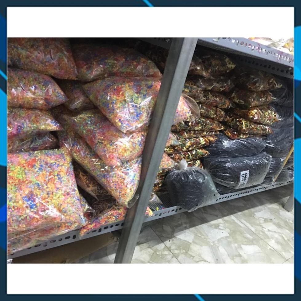 FREESHIP- 1K Thun chun cột tóc chia sẵn có túi MÀU CÀ PHÊ SỮA