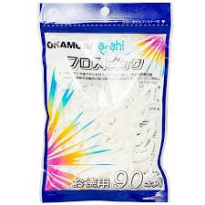 Okamura - Combo 10 gói - Tăm kẽ chỉ nha khoa chất lượng Nhật Bản (Bịch 50 cây/90 cây)