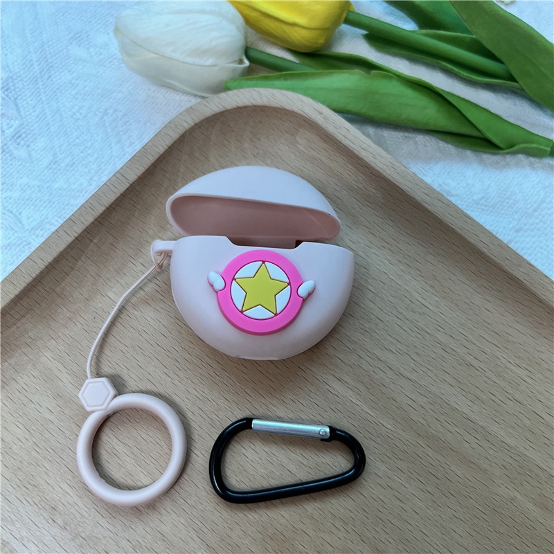 Vỏ Bảo Vệ Hộp Sạc Tai Nghe Không Dây Bluetooth Pro 6 Pro 6 Bằng Silicon Mềm Họa Tiết Hoạt Hình