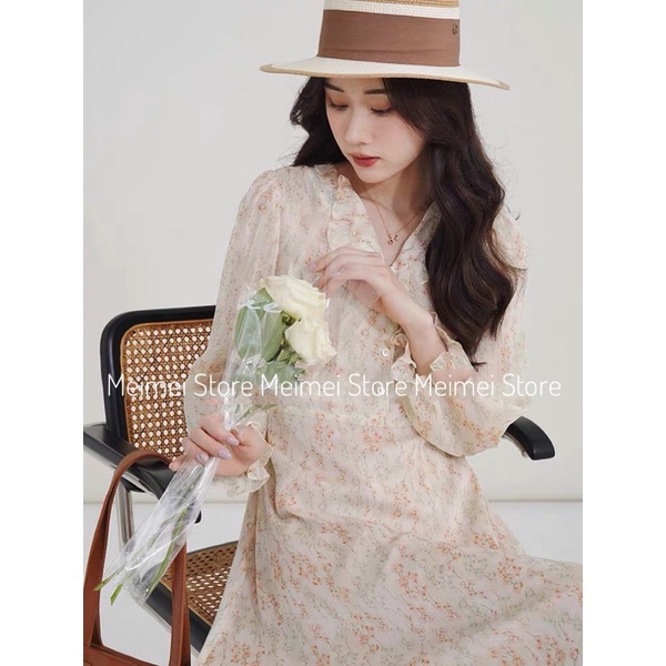 Váy hoa nhí nữ tính - Đầm thiết kế bánh bèo LYLI DRESS