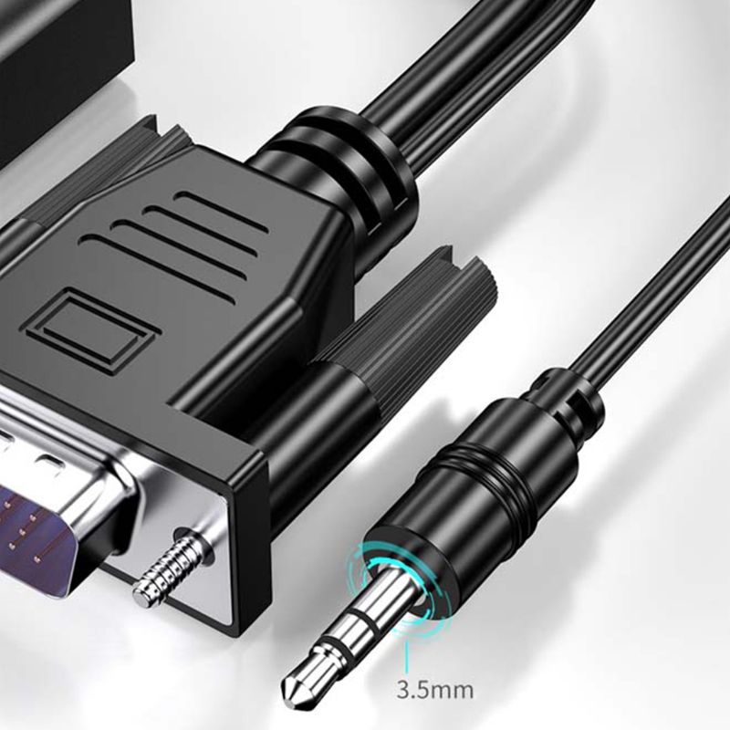 Bộ Chuyển Đổi Vga Sang Hdmi Đầu Cắm 3.5mm