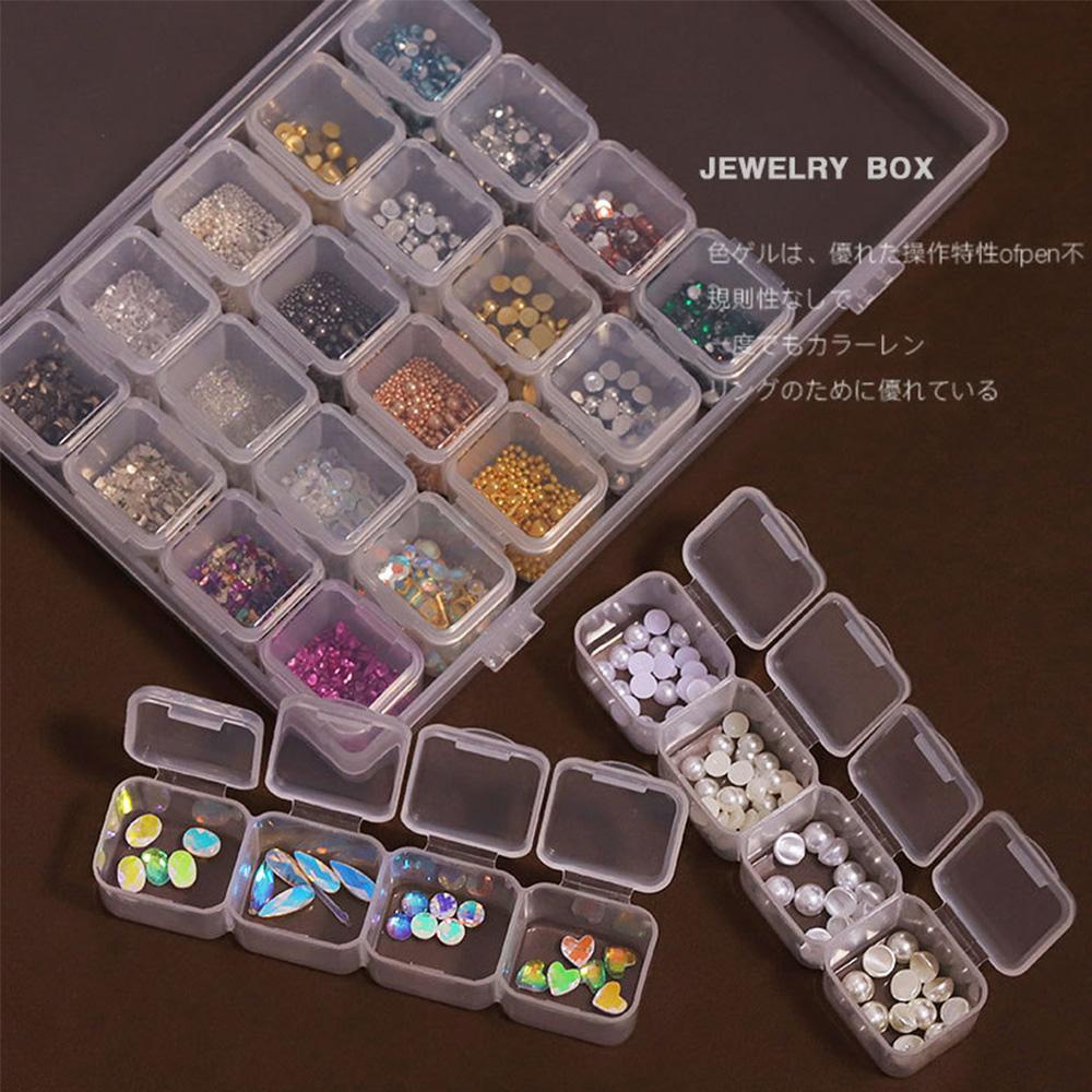 QQMALL Hộp Phụ Kiện Làm Móng Hình Vỏ Sò