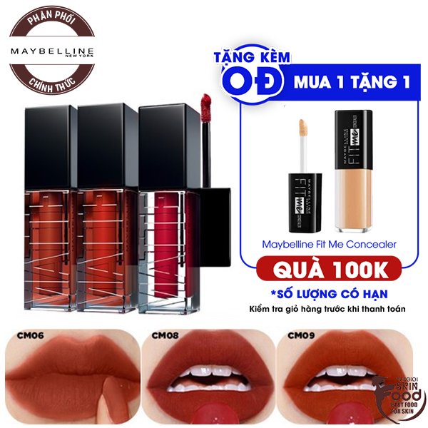 Son Kem Mịn Lì Như Nhung, Tạo Hiệu Ứng Đa Chiều Maybelline Cushion Mattes New York 6.4ml