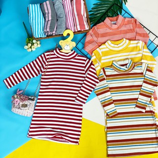Đầm body tay dài bé gái thun cotton thấm hút mồ hôi J222