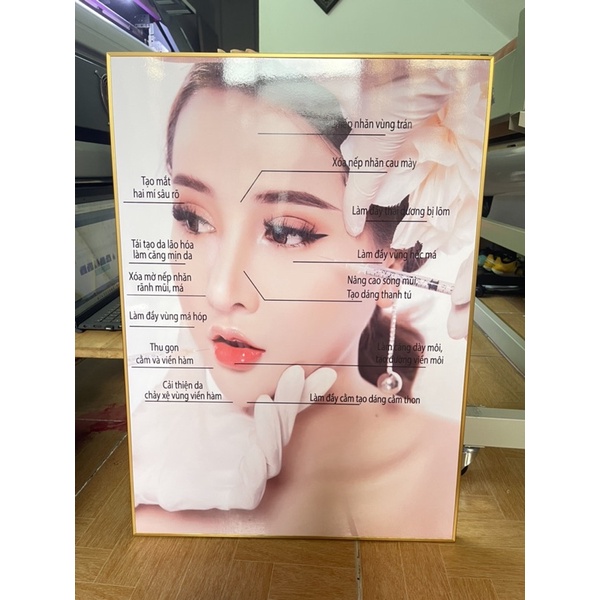 KHUNG TRANH SPA CHĂM SÓC DA MẶT TREO TƯỜNG TRANG TRÍ THẨM MỸ VIỆN- SPA