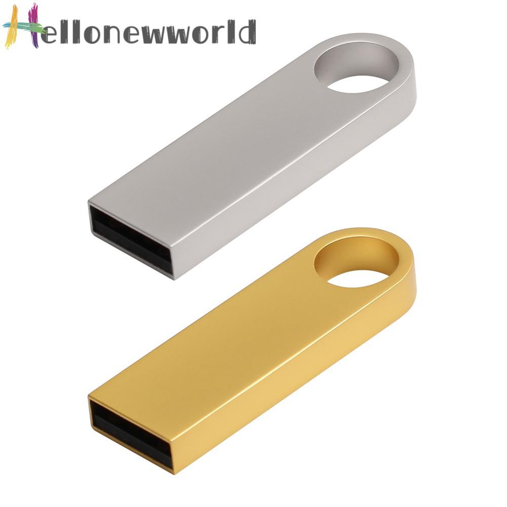 Hellonewworld Metal USB 2.0 Flash Drive 64GB 32GB 16GB High Speed USB Pen Thumb Drive