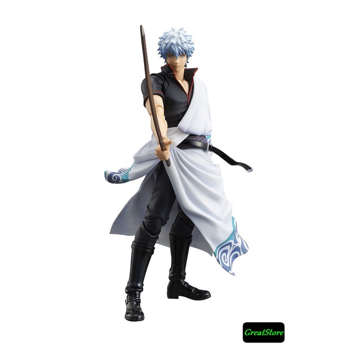 ( CHẤT, HÀNG CÓ SẴN ) MÔ HÌNH NHÂN VẬT Sakata Gintoki trong Gintama ( Ngân Hồn ) FIGMA FIGURE cử động được