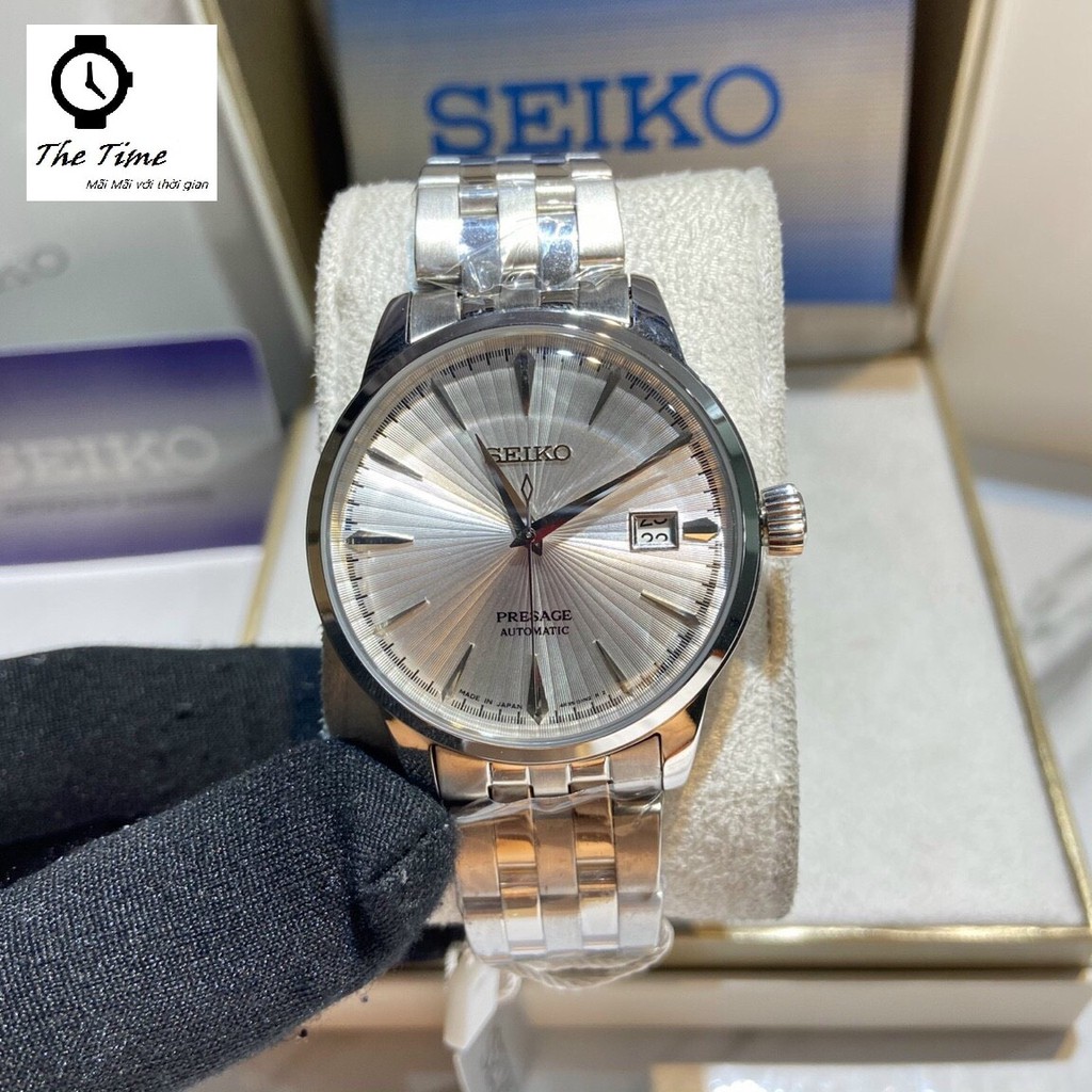 Đồng hồ nam_đồng hồ Seiko Automatic Cocktail SRPE19J1 case 40.5mm, 5atm