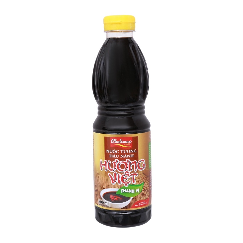 Combo 2 Chai Nước tương đậu nành thanh vị Hương Việt 500ml