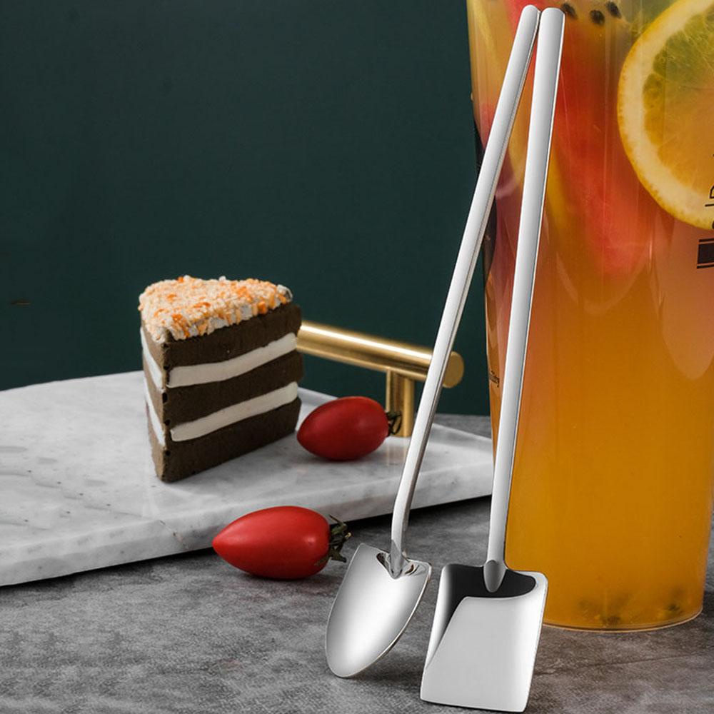 YIYU Muỗng Uống Cà Phê Hình Xẻng Độc Đáo