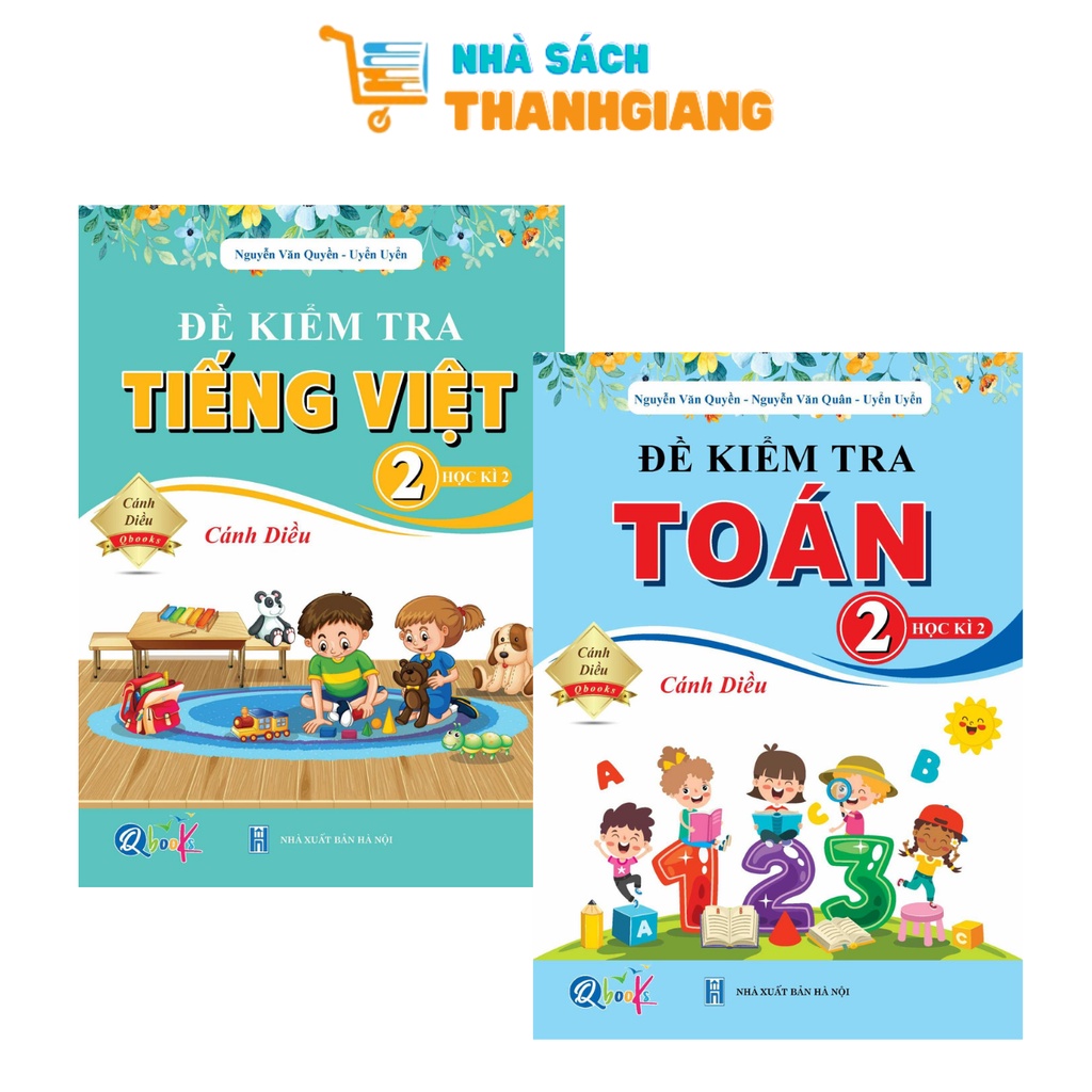 Sách – Combo Đề kiểm tra Toán và Tiếng Việt 2 Kì 2 (Cánh diều)