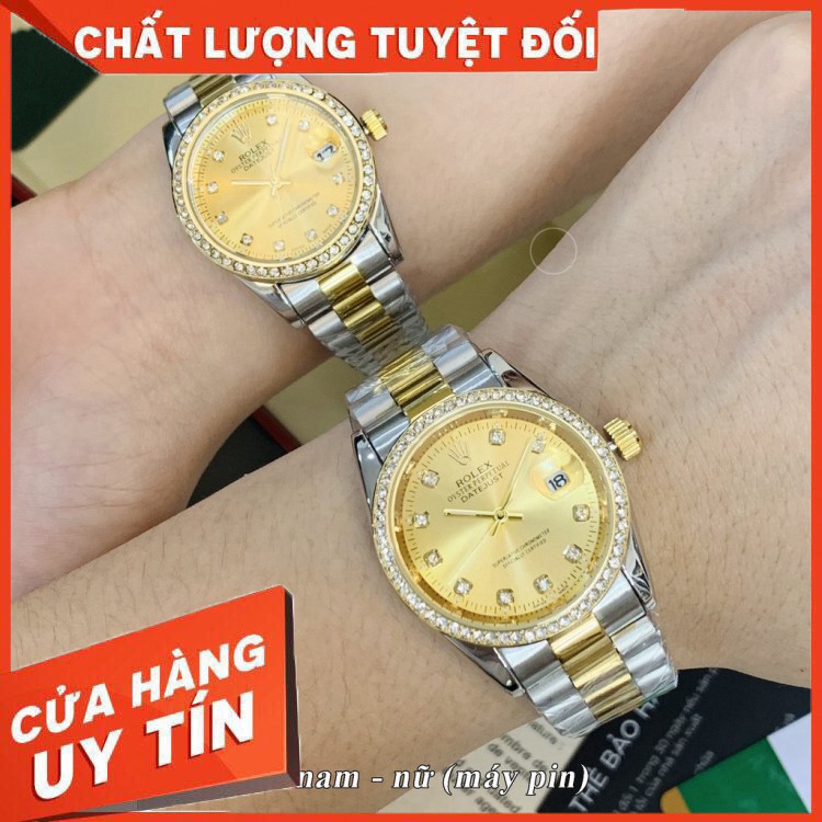 Đồng hồ nam nữ Rol cao cấp - Full box bảo hành 12th - chống nước