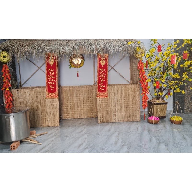 Cuộn tre trang trí
