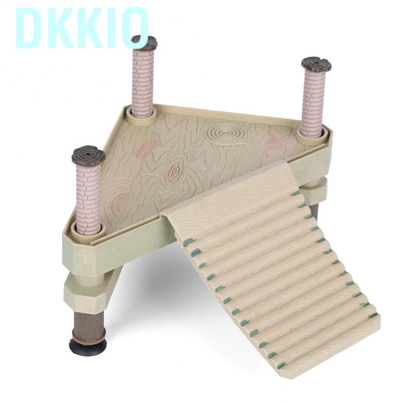Bệ nuôi rùa thiết kế bậc thang tinh xảo dùng trang trí bể cá
