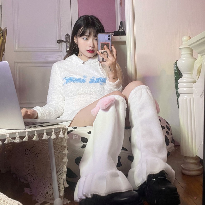 Đôi Tất Chân Giữ Ấm Cổ Cao Thời Trang Đường Phố Cho Nữ YOUYO