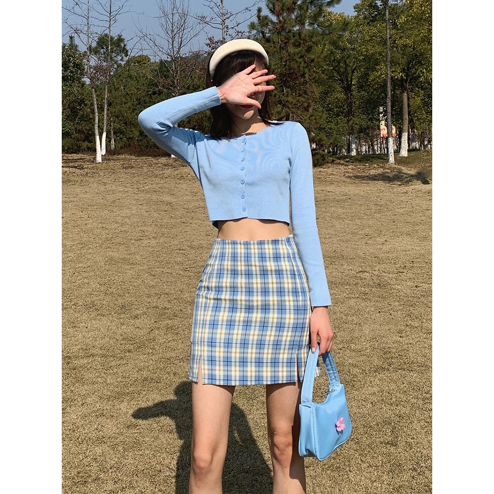 (ORDER) Chân váy dáng chữ A cạp cao kẻ sọc style Retro Mỹ nhiều màu HOT trend xuân hè 2020 (Phong cách mới 2020) | BigBuy360 - bigbuy360.vn