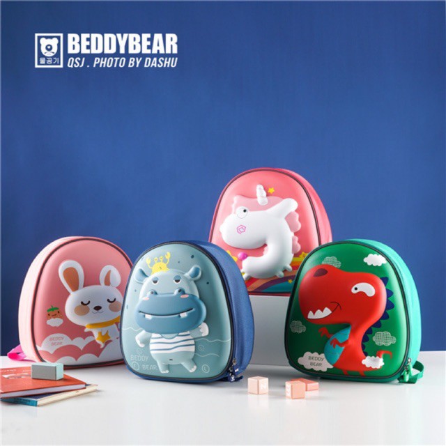 Balo Beddy bear cho bé có dây dài chống lạc ( hàng chính hãng) - Balo mẫu giáo - Đồ chơi đầy nhà