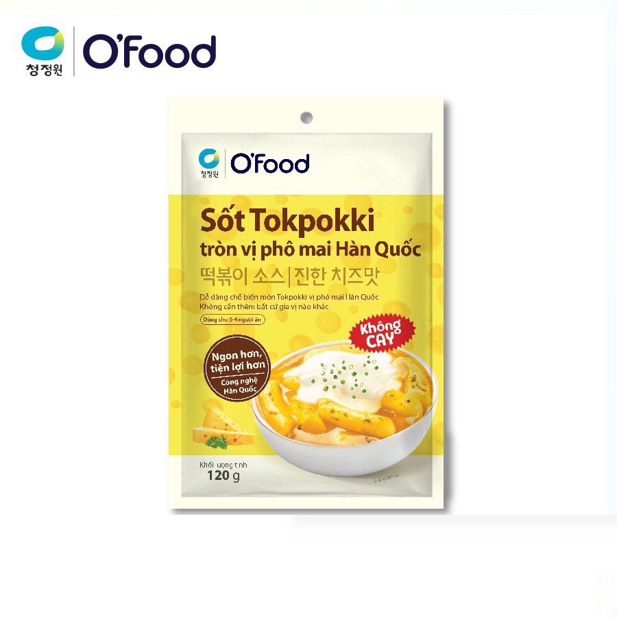 Sốt Tokbokki / Tokpokki Hàn Quốc O'Food Gói 120g