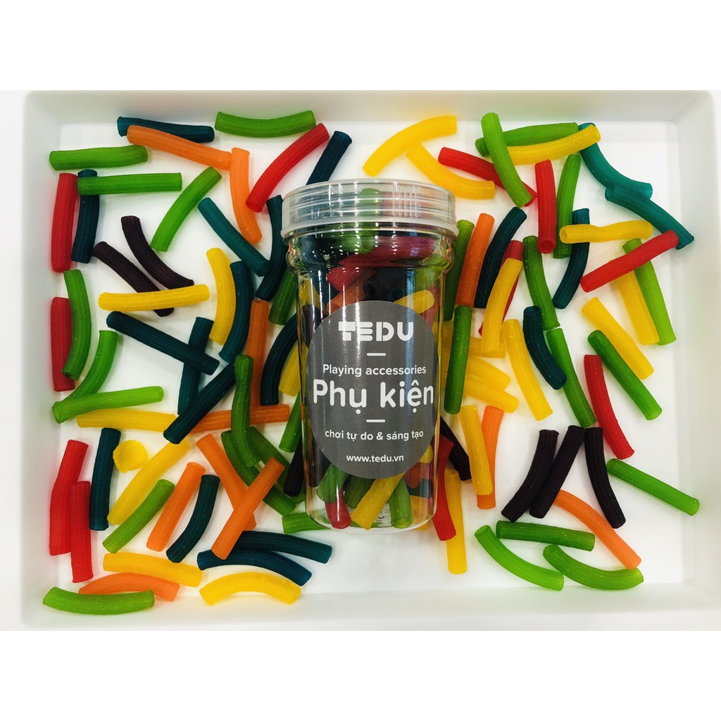 Nui màu TEDU chơi kèm bột nặn - Phụ kiện chơi kèm