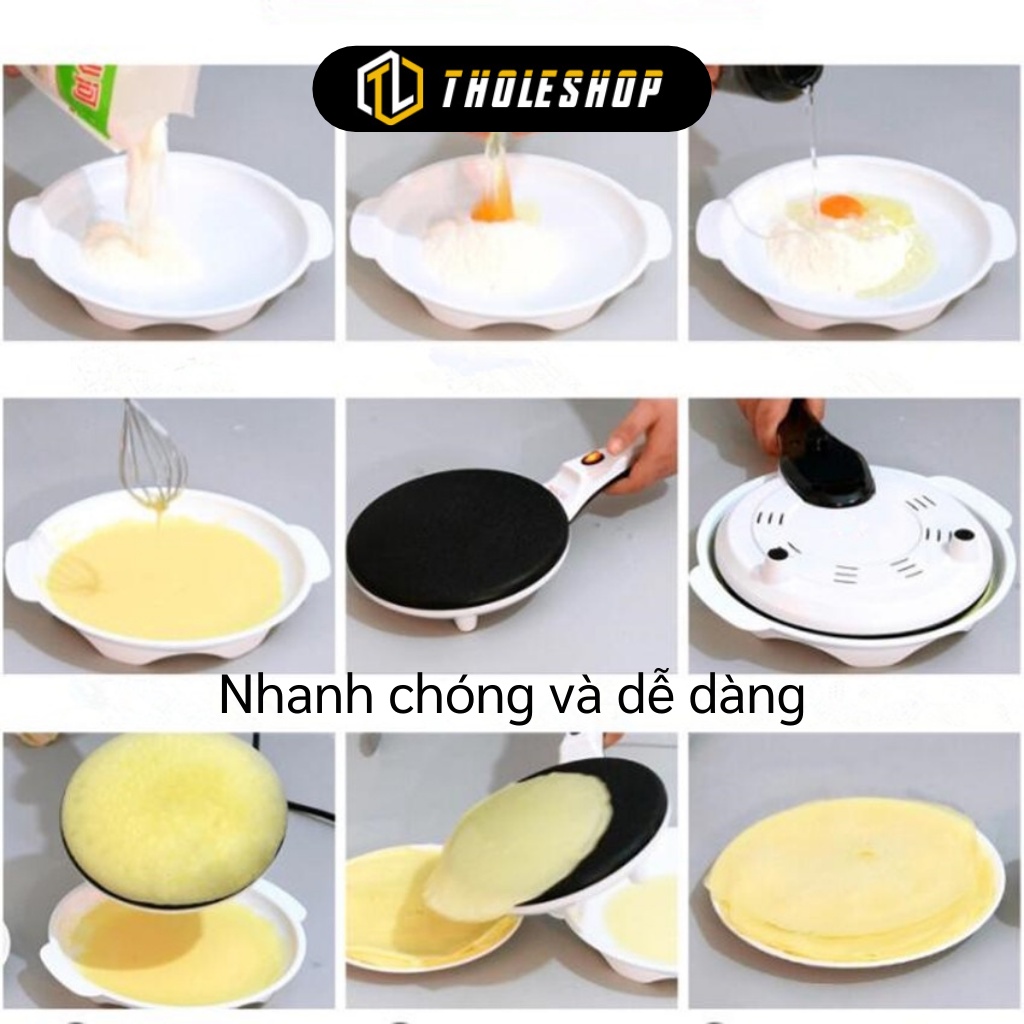 Máy Làm Bánh Cuốn, Bánh Tráng - Chảo Nướng Đa Năng, Làm Pancake, Crepes Tiện Dụng 10227