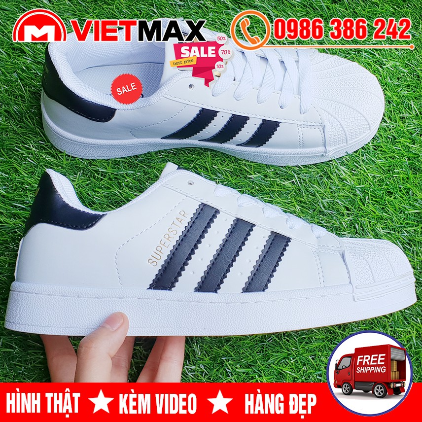 🔥 [HOT] Giày Sneaker Sò Tem Vàng ( 3 Sọc Đen ) Hàng Sale | BigBuy360 - bigbuy360.vn