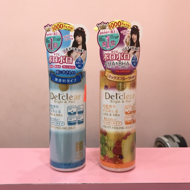 Gel Tẩy Da Chết Meishoku Detclear Bright & Peel Facial Peel Peeling Jelly 180ml