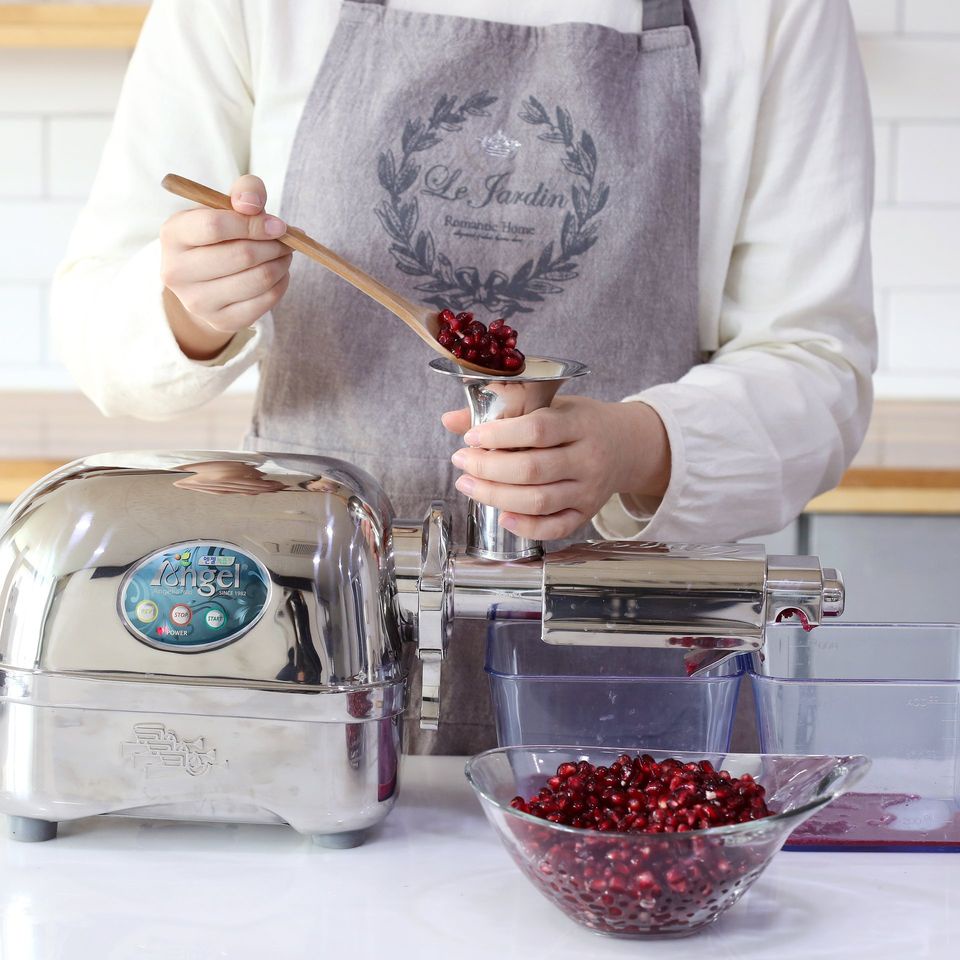 Máy ép chậm Angel, ép trái cây siêu kiệt bã số 1 Thế giới