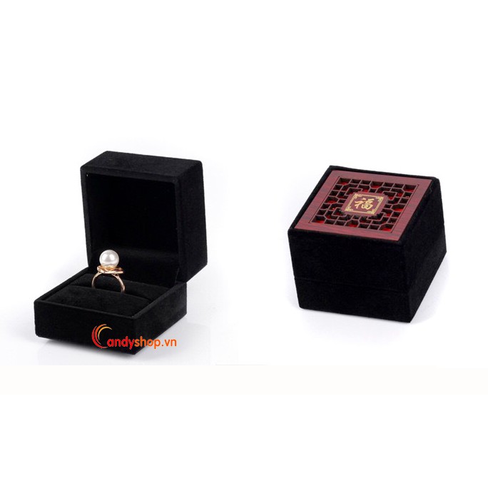 [HCM] Hộp vải nhung đựng trang sức chữ Phúc - Candyshop88 | BigBuy360 - bigbuy360.vn
