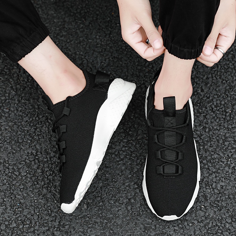 Giày Thể Thao Phối Lưới Thoáng Khí Siêu Nhẹ Thiết Kế Thoáng Khí Thời Trang Cho Nam Size 39~48