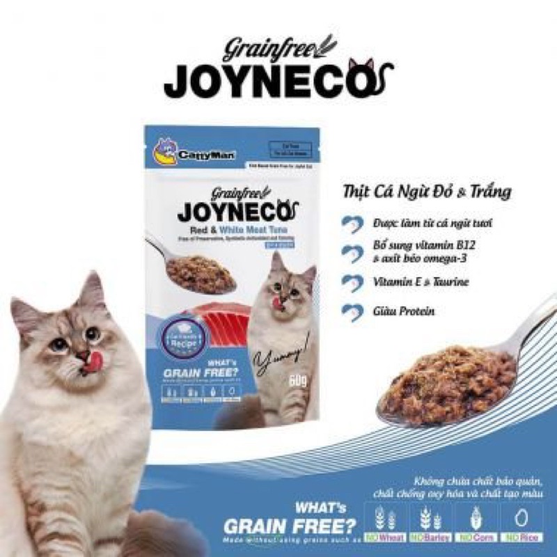 PATE JOYNECO 60G CHO MÈO - Thức ăn dinh dưỡng thú cưng Gogi Meow Mart