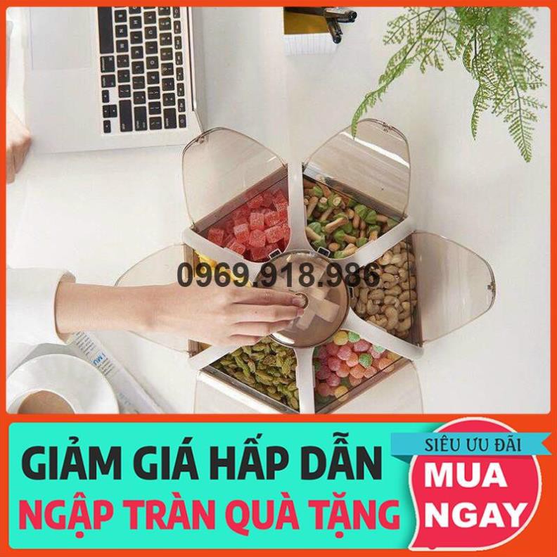 🍓 Khay Đựng Mứt Bánh Kẹo Tết 6 Cánh Tự Bung Đẹp Cao Cấp Giá Gốc Sỉ Rẻ 🍰 Tổng Kho Gia Dụng Vũng Tàu 🍰