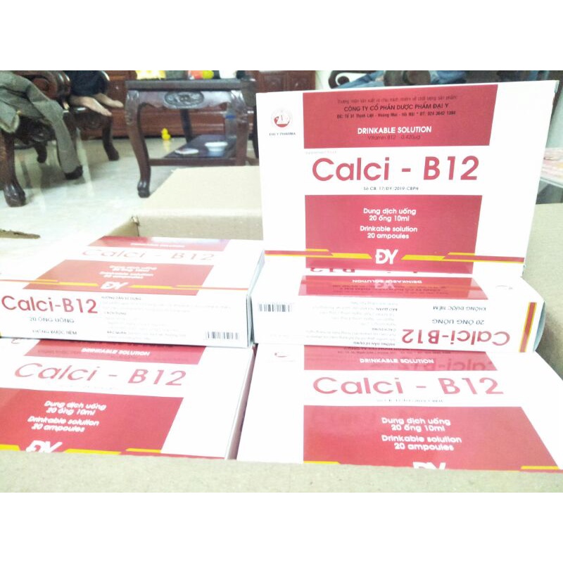 Canxi-B12 hộp 20 ống