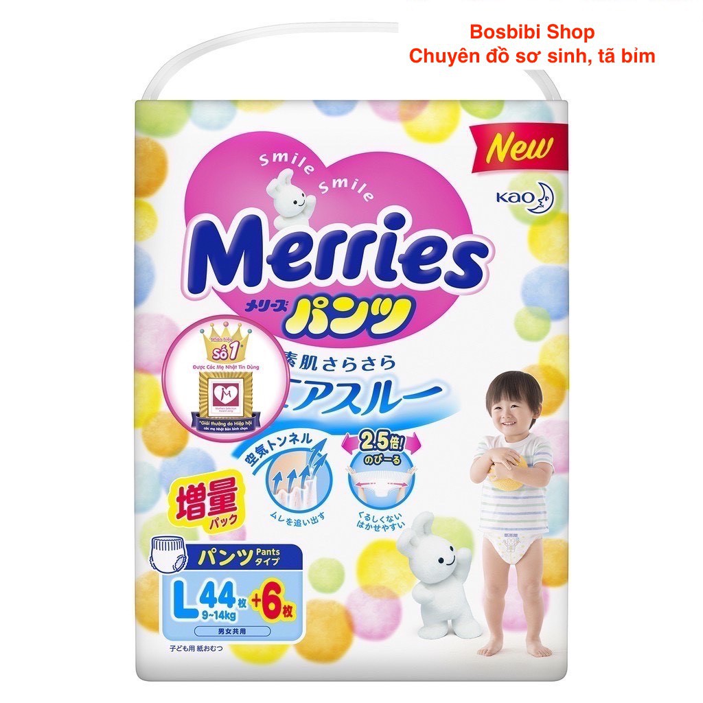 [Cộng Miếng] Tã Dán/Quần Merries Nội Địa Nhật NB96/ S88/ M68/ L58/ M64/ L50/ XL44/ XXL28