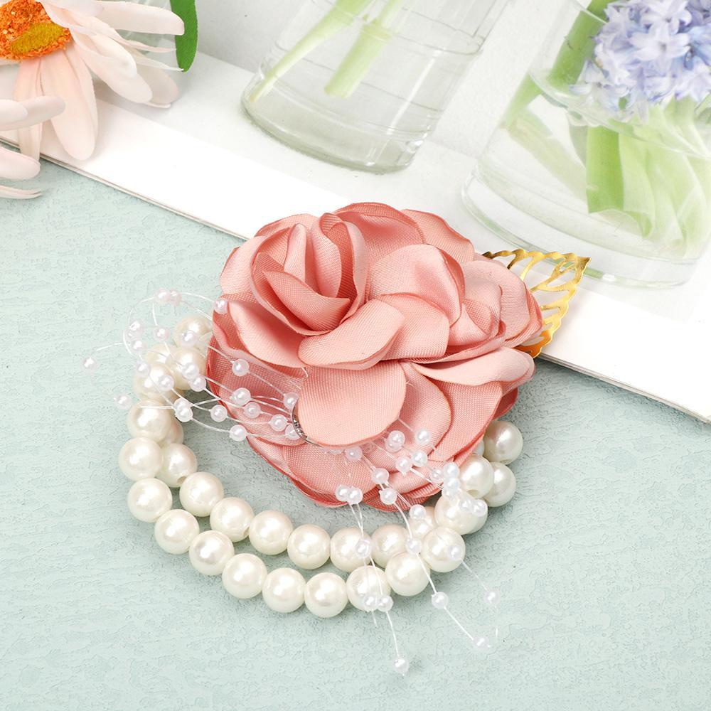 Vòng Hoa Đeo Tay Thời Trang Cho Cô Dâu