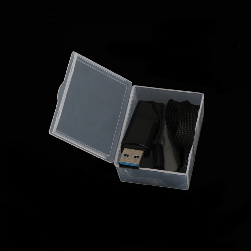 Hộp Đựng Thẻ Tên Bằng Nhựa Trong Suốt Mini Tiện Dụng