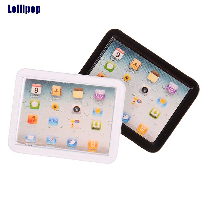 Mô hình máy tính xách tay trang trí nhà búp bê tỉ lệ 1:12