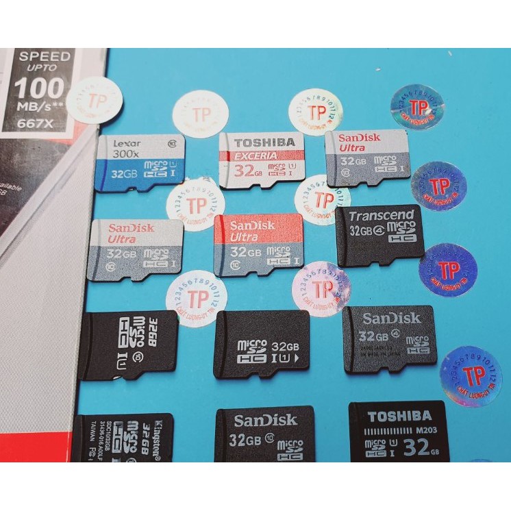 Thẻ nhớ MICRO SD CHÍNH HÃNG BH 12T  16G ,8G,4G,2G,1G