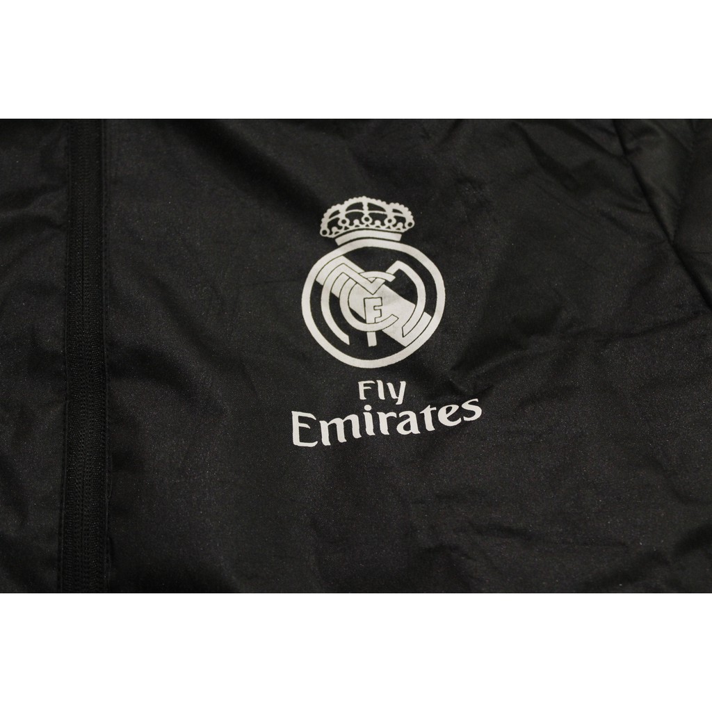 Áo Khoác Hoodie Adidas Real Madrid Chống Thấm Nước Thời Trang