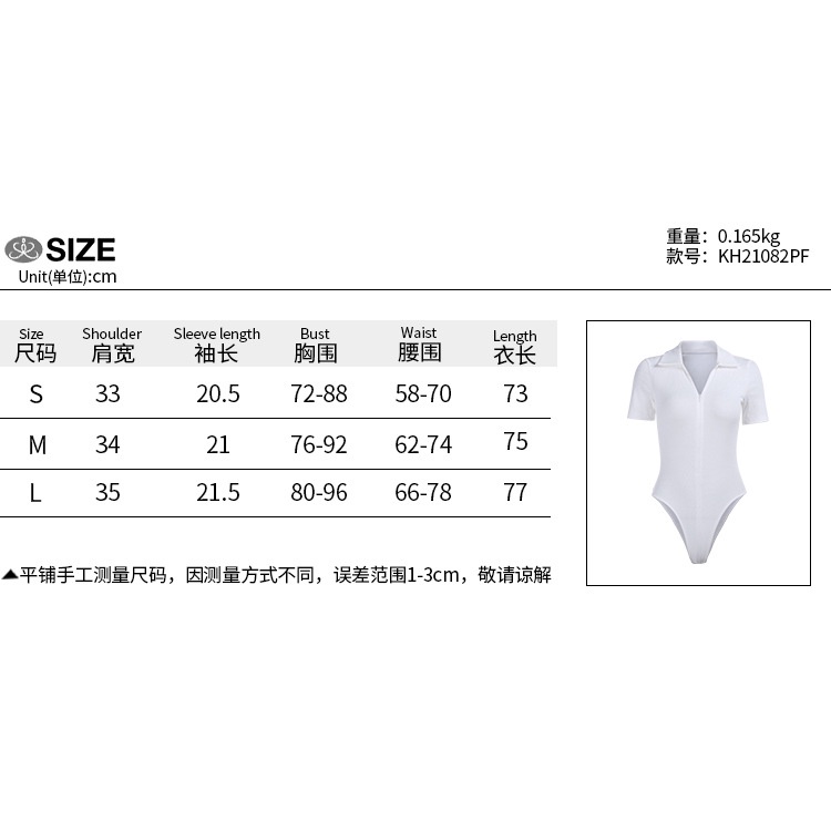 Áo liền quần Cổ Polo Tay Ngắn Màu Sắc Đơn Giản Thời Trang Mùa Hè Dành Cho Nữ | BigBuy360 - bigbuy360.vn