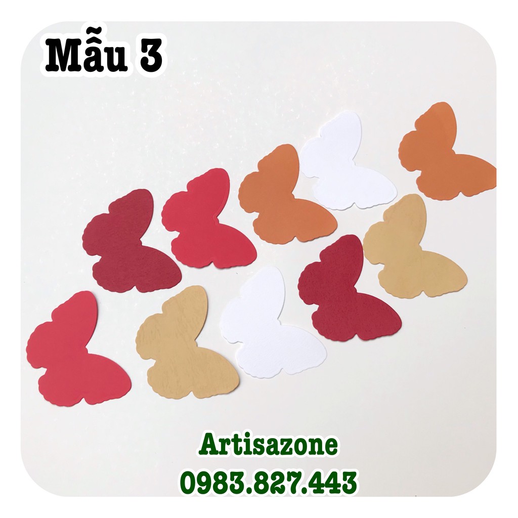 Bướm giấy size nhỏ - Trang trí scrapbook, album, love box, thiệp... -