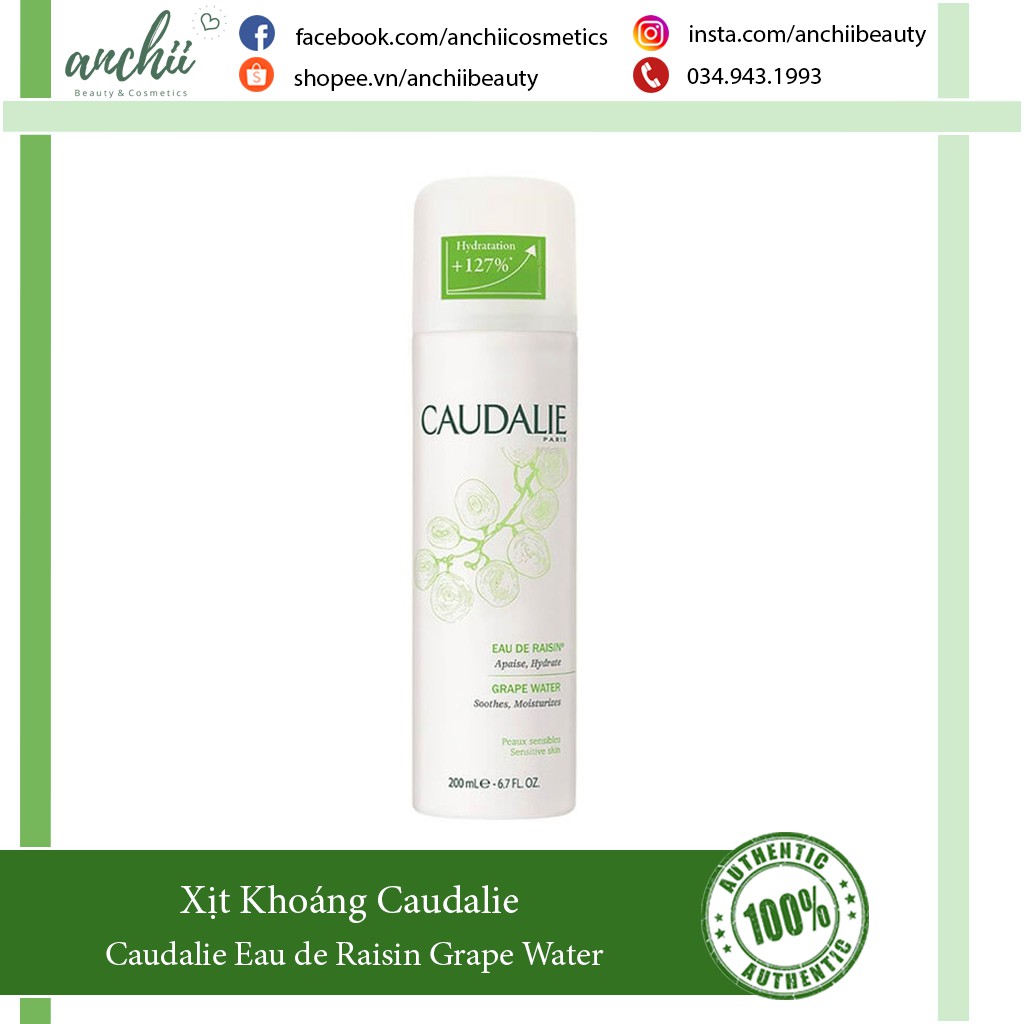 Xịt Khoáng Caudalie 200ml