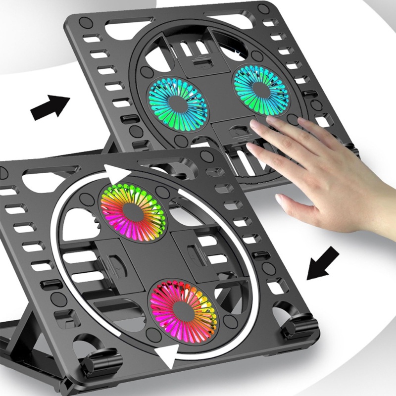 Giá Đỡ Laptop / Notebook / Điện Thoại Tản Nhiệt Yên Tĩnh Có Thể Gập Lại